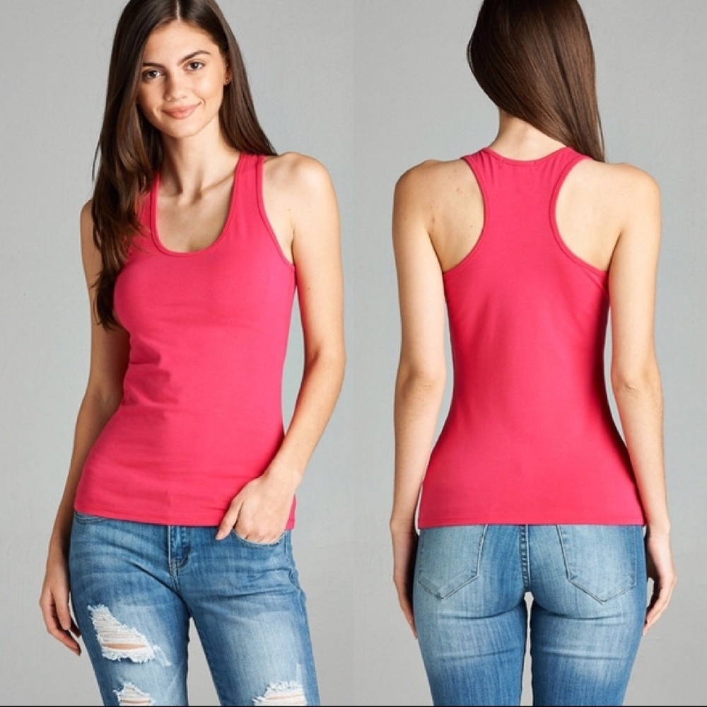 New! ✳️Blush Pink Razorback Tank - Picture 2 of 2